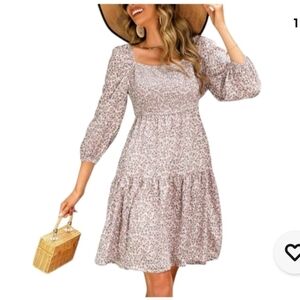 Floral Print Women's Dress